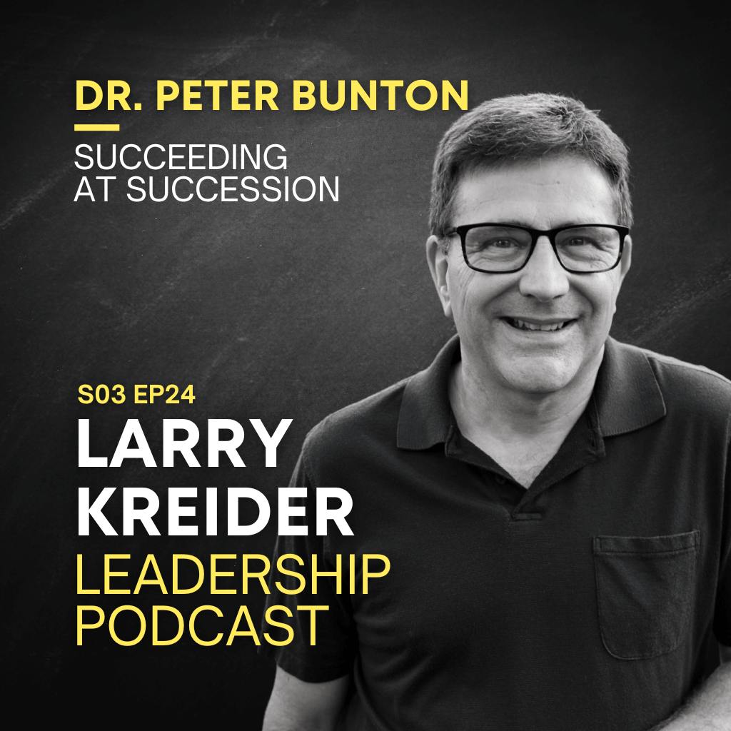 Dr. Peter Bunton returns to the studio to talk about his book titled Succeeding at Succession: Founder and Leadership Succession in Christian Organizations and Movements.